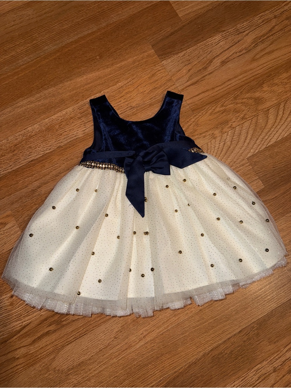 Baby girls tulle dress with bow
